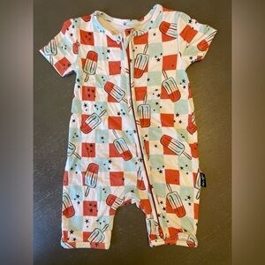 Millie + Roo Shorty Zip Romper